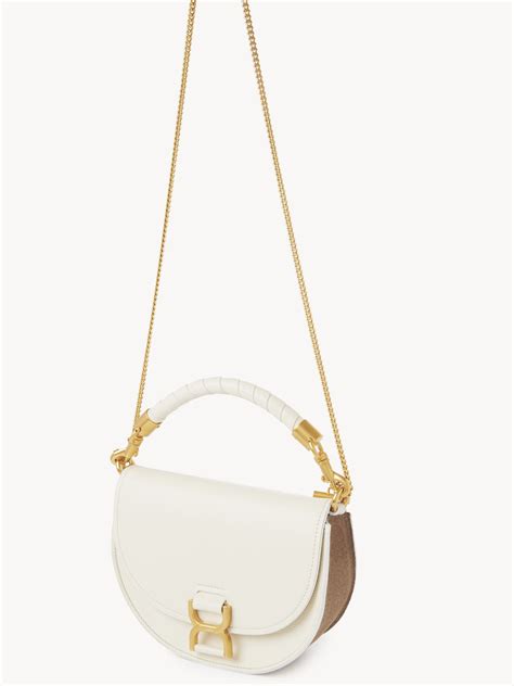 chloe marcie pouch on chain|Marcie chain flap bag in grained leather .